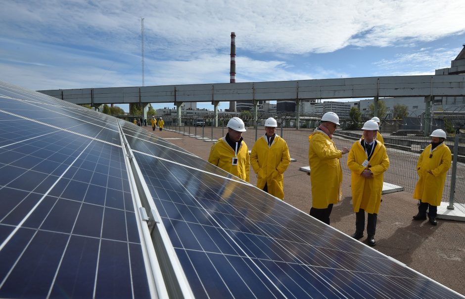 Černobylyje atidaroma saulės jėgainė