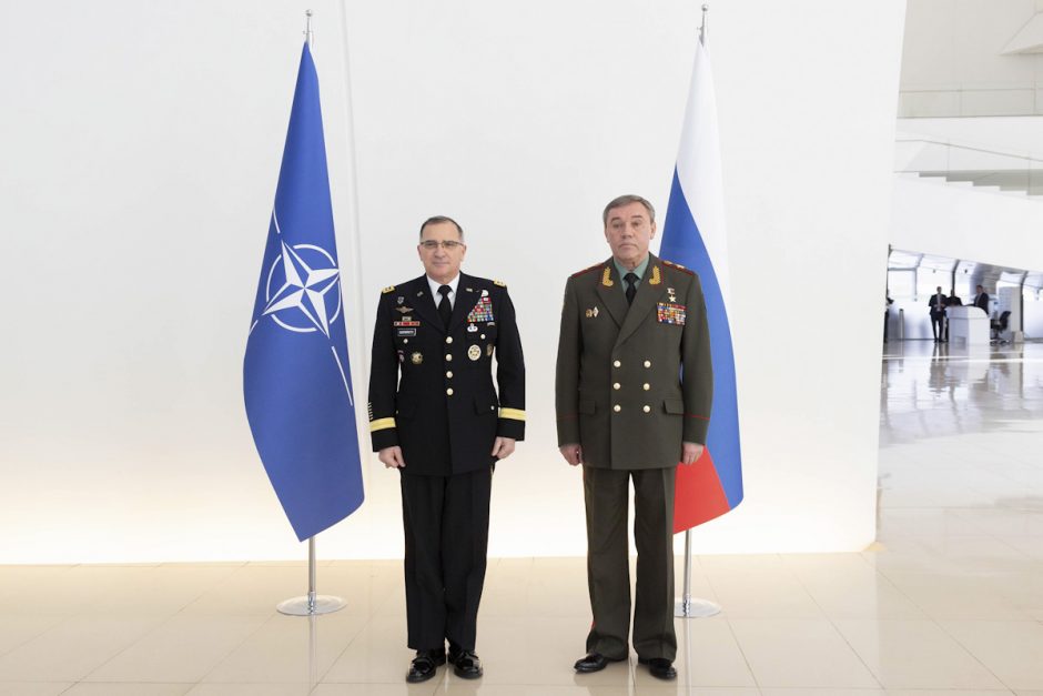 Rusijos kariuomenės vadas kaltina NATO telkiant pajėgas prie jos sienų