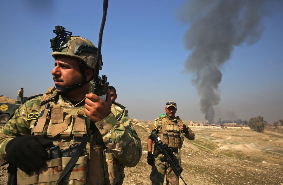 Irake per džihadistų išpuolį žuvo 15 pasieniečių