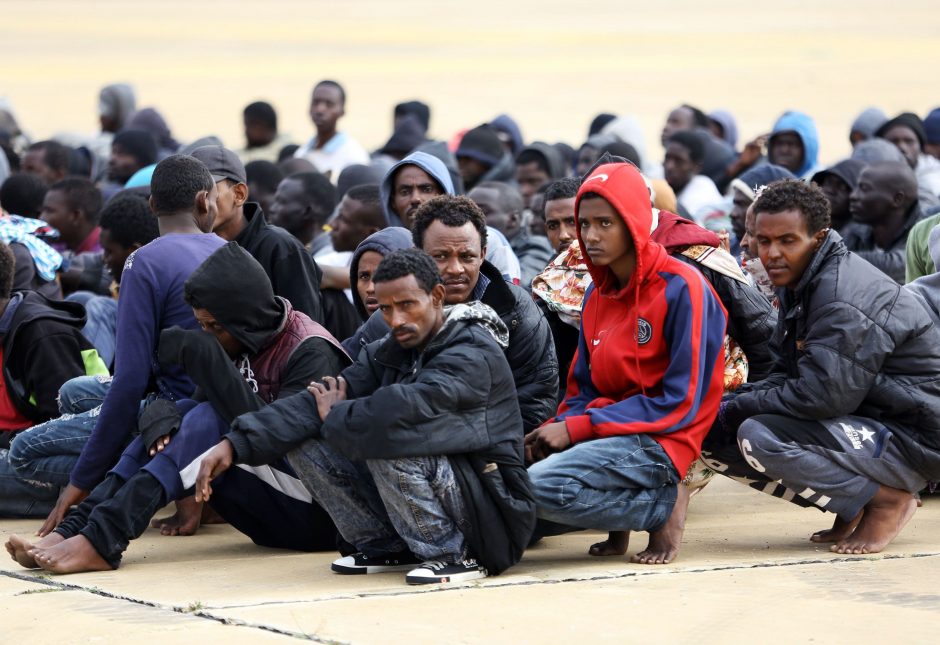 2018 metais iš Libijos į ES bus perkelta 10 tūkst. pabėgėlių?