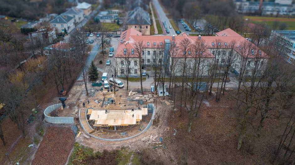 Ryškėja naujosios Aleksoto apžvalgos aikštelės vaizdas