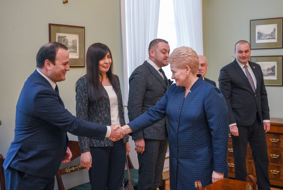 D. Grybauskaitė: Lietuva buvo, yra ir bus artima Sakartvelo draugė