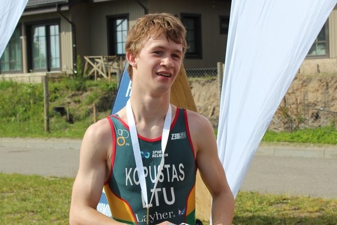 T. Kopūstas Europos jaunimo triatlono čempionate iškovojo bronzos medalį
