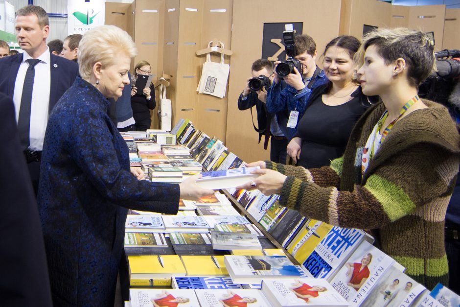 Prezidentė: Vilniaus knygų mugė į pasaulį atveria daugybę langų