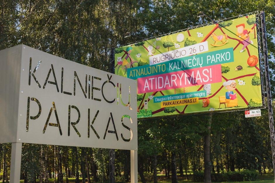 Dar viena šventė kauniečiams: atidaromas atgimęs Kalniečių parkas