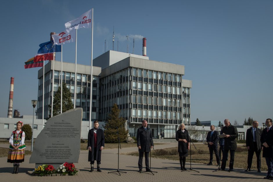 Lietuvos ir Lenkijos premjerai džiaugiasi puoselėjama L. Kaczynskio vizija