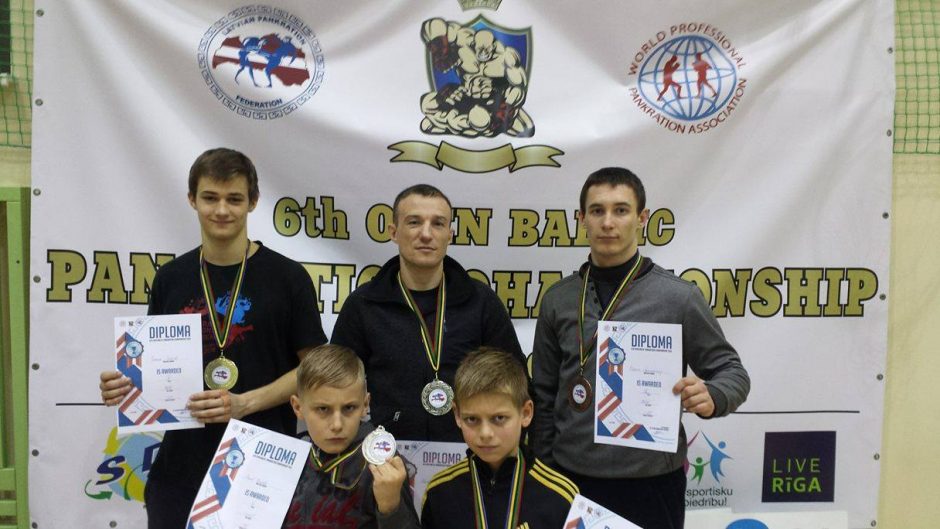6-ajame Baltijos pankrationo čempionate – lietuvių medaliai