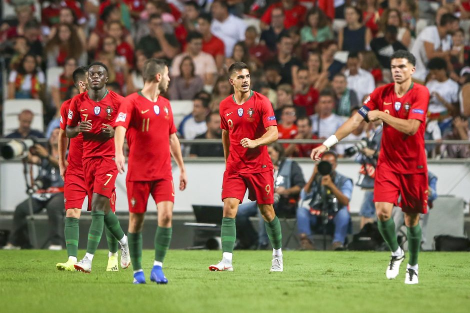 Portugalijos futbolininkai be C. Ronaldo nugalėjo italus