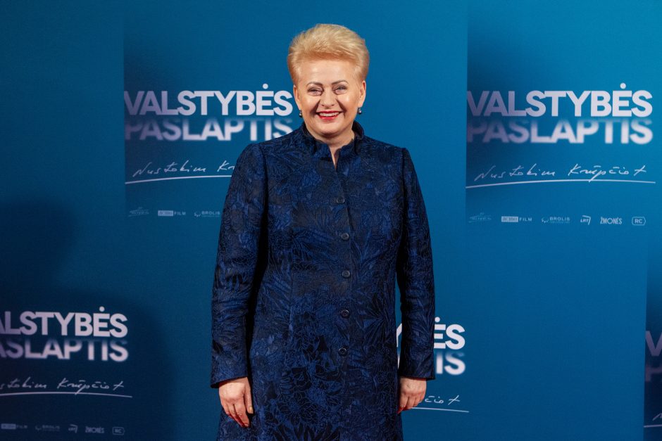 Vilniuje pristatyta „Valstybės paslaptis“ – filmas apie D. Grybauskaitę