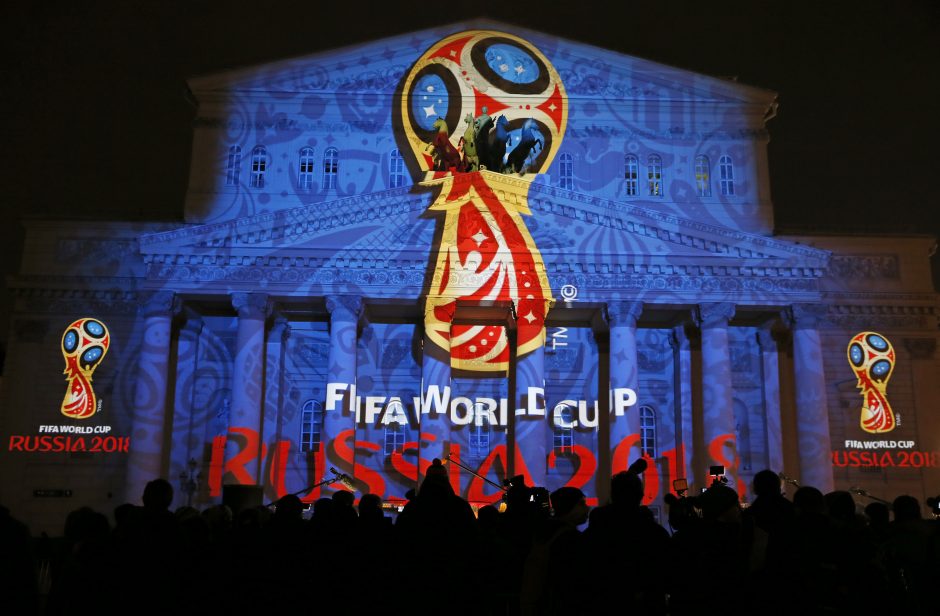 FIFA: 2018 metų pasaulio futbolo čempionatas Rusijoje vyks birželio 14 - liepos 15 d.