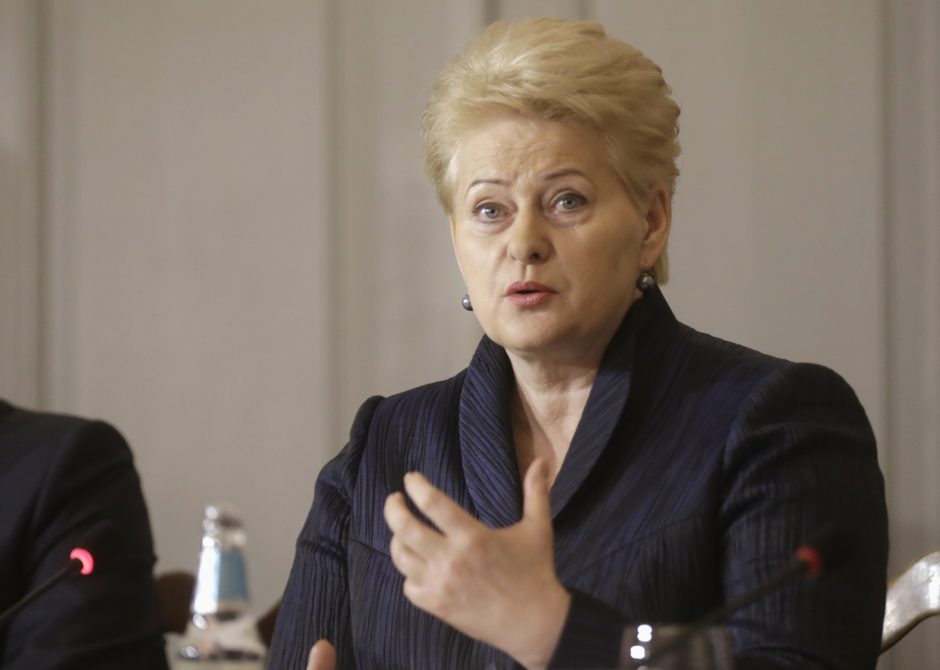 D. Grybauskaitė: Rusijos sankcijos Lietuvos ekonomikos rimtai nepaveikė