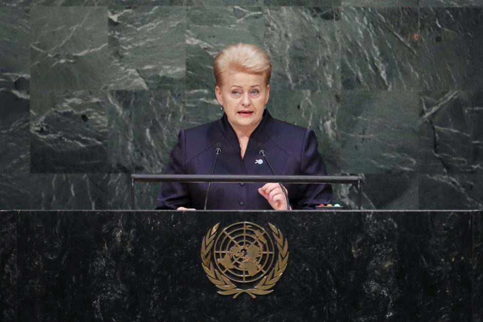 Lietuva prisijungė prie D. Trumpo iniciatyvos reformuoti Jungtines Tautas