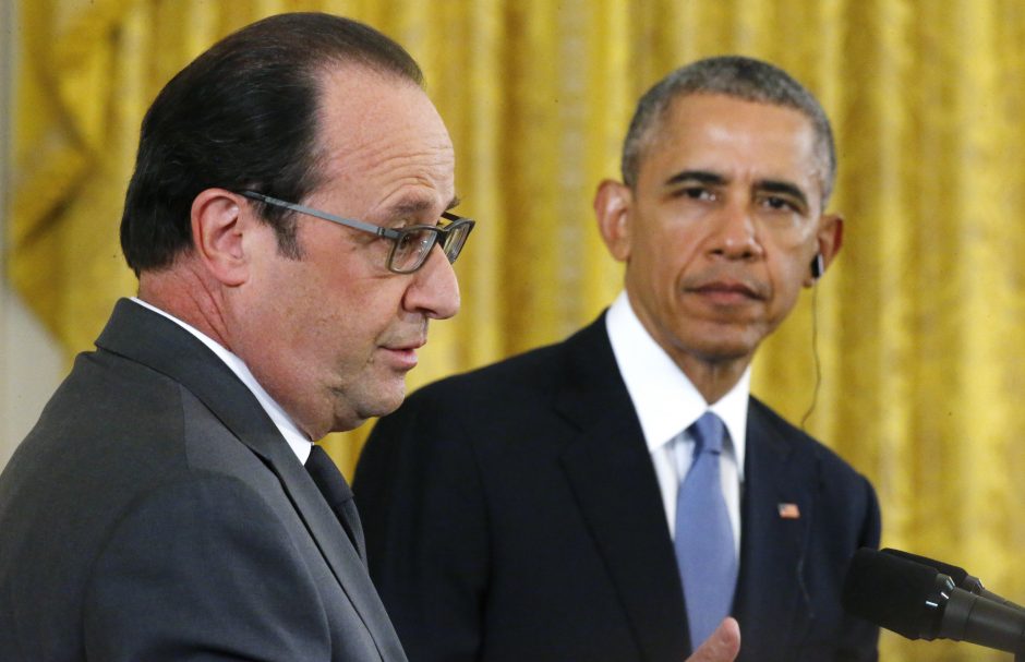 B. Obama: JAV ir Prancūzija vieningai stoja prieš terorizmą