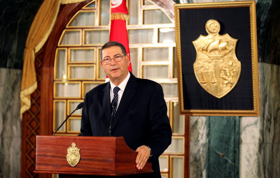 Tuniso premjeras H. Essidas pralaimėjo parlamento balsavimą dėl nepasitikėjimo