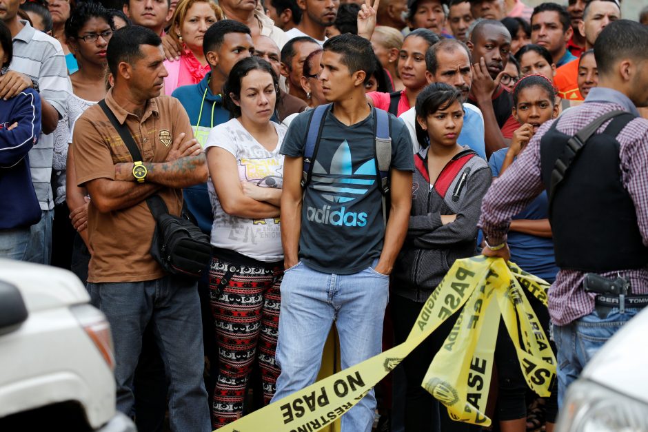 Venesuelos sostinėje per protestą nušautas žmogus