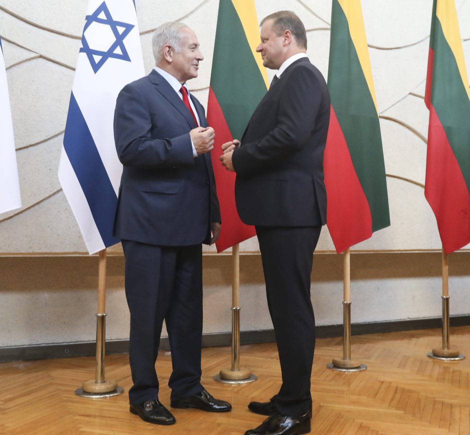 Izraelis siekia sustiprinti ryšius su Lietuva, kad atsvertų ES kritiką
