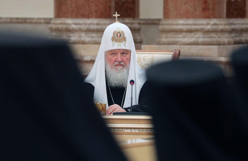Rusijos patriarchas Kirilas užsipuolė 
