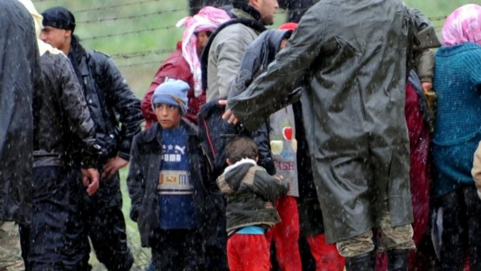 Turkijos link juda minios pabėgėlių iš Sirijos