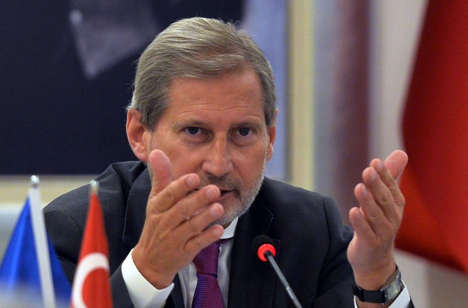 ES komisaras: Berlyno pozicija dėl Turkijos yra suprantama