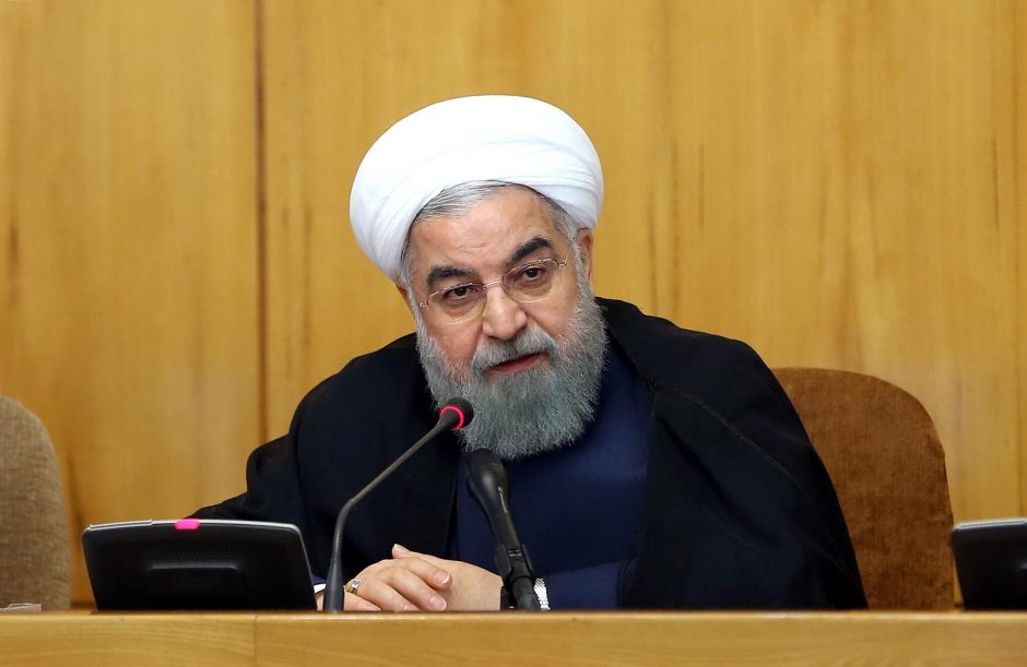 Irano prezidentas grasina atsaku į naujas JAV sankcijas
