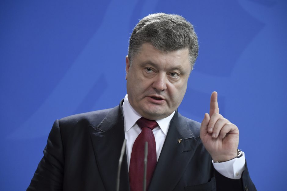 Ukrainos prezidentas perspėja dėl aštrėjančio konflikto