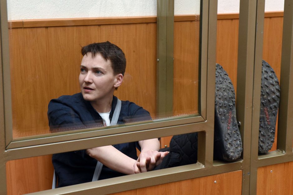 Rusijoje nuteista N. Savčenko bus paleista namo, bet vargu ar greitai