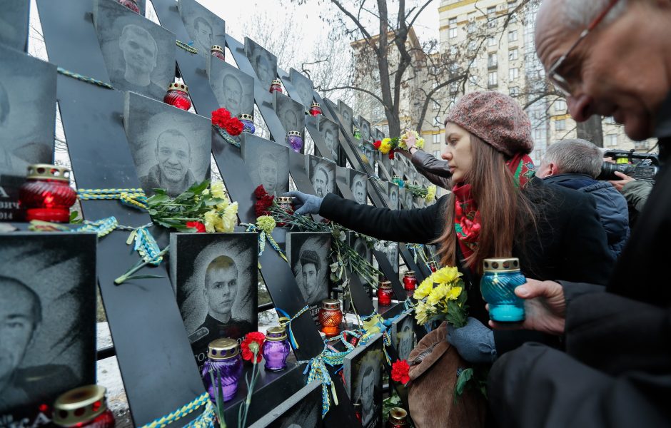 Ukraina mini penktąsias Maidano sukilimo metines