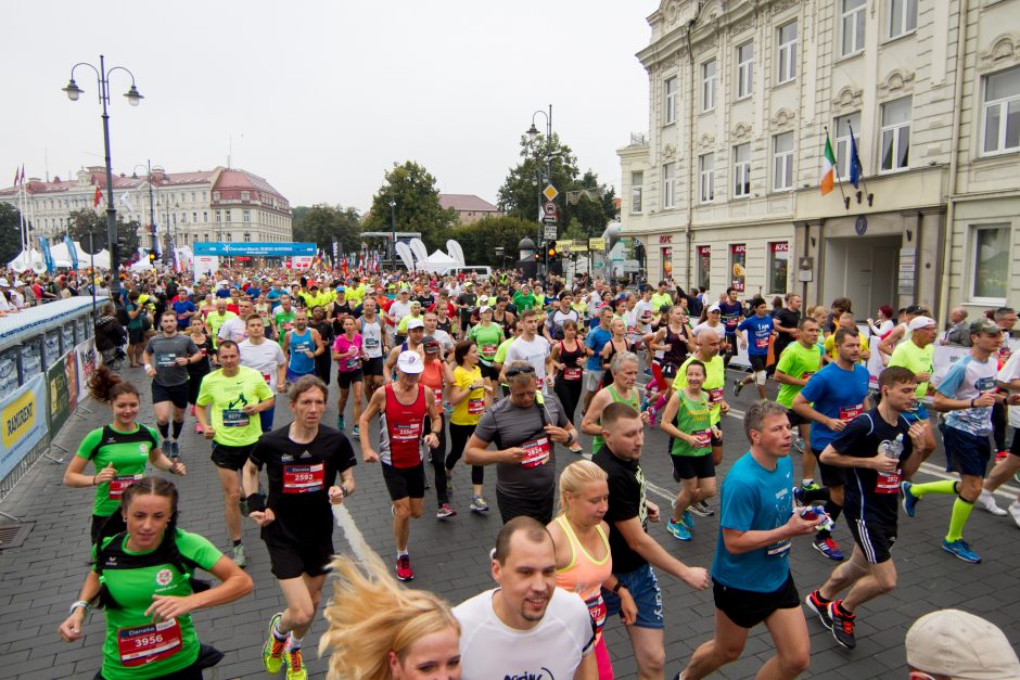 Vilniaus maratone sekmadienį laukiama 15-os tūkst. dalyvių
