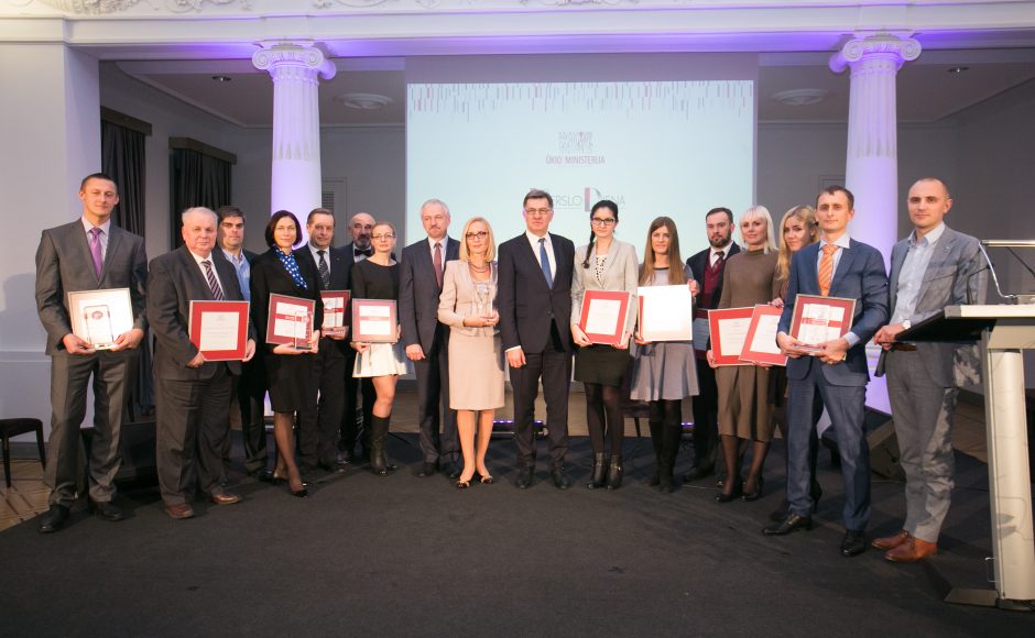 Ūkio ministerija apdovanojo Lietuvos įmones už sėkmingus veiklos rezultatus