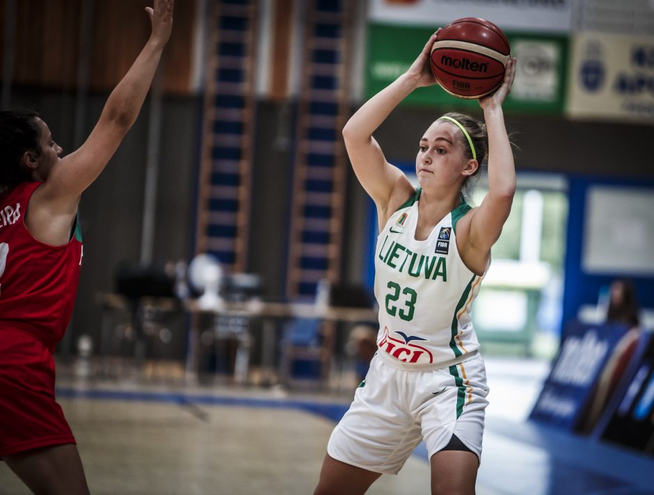 18-metės Lietuvos krepšininkės Austrijoje žengė į pusfinalį