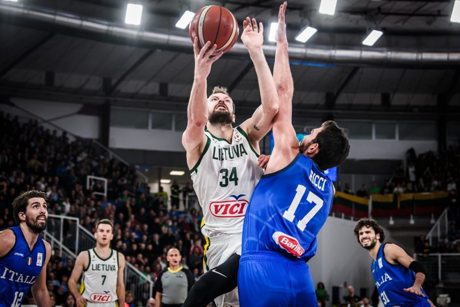 Lietuvos krepšininkai patyrė pirmąją nesėkmę pasaulio čempionato atrankoje