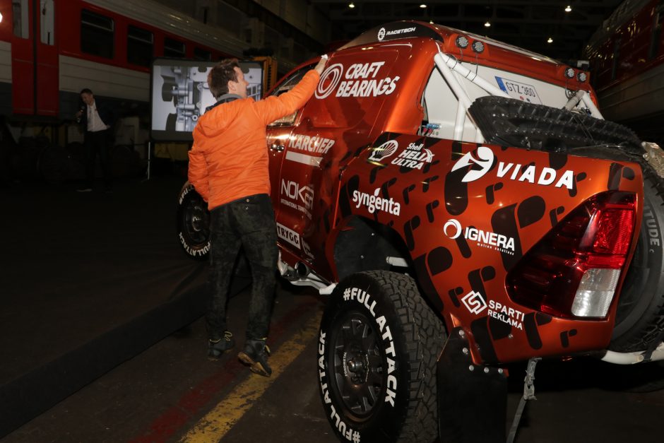 Dakaro asas A. Juknevičius pristatė savo techniką