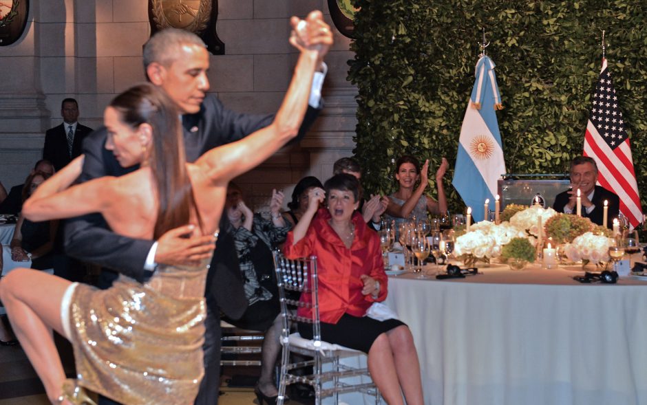 B. Obamą šokdinusi argentinietė užregistravo naują šokio rekordą