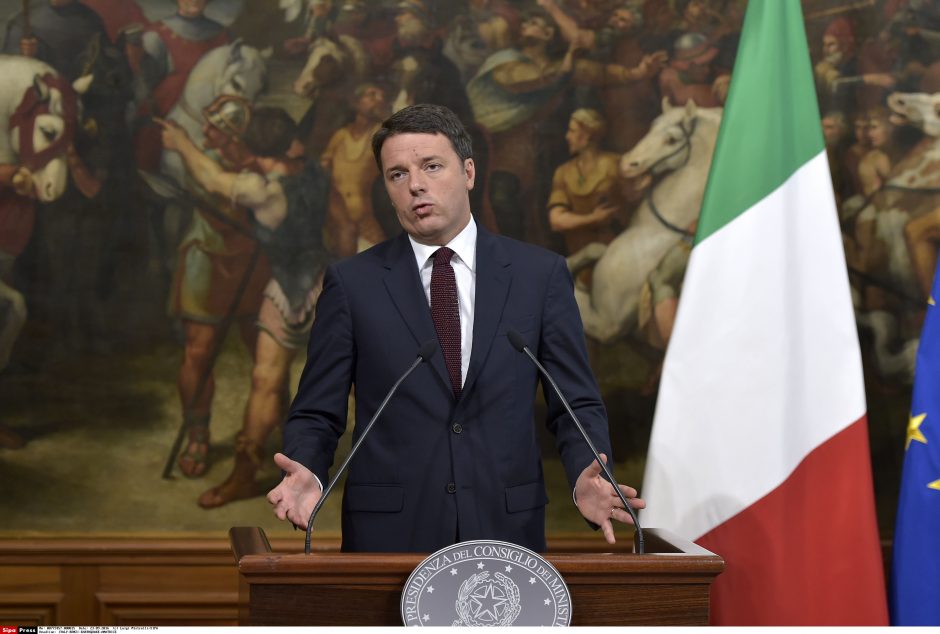 Italijoje referendumas dėl konstitucinės reformos vyks gruodžio 4 dieną