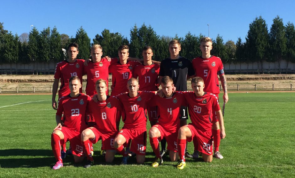 Lietuvos U-19 futbolo rinktinė išleido pergalę prieš Suomiją paskutinėmis minutėmis