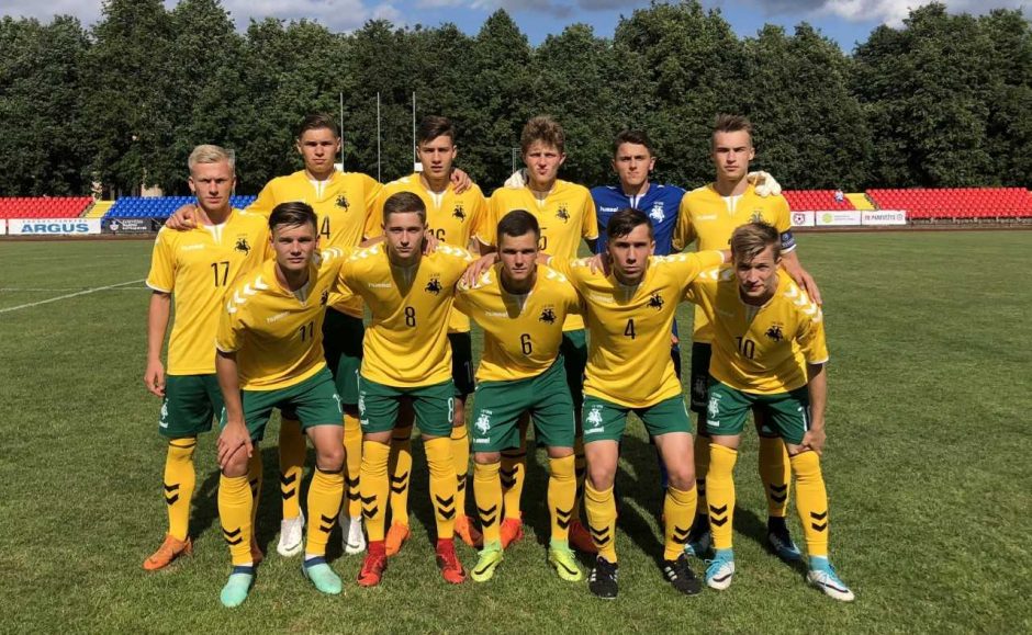 Lietuvos jaunių futbolo rinktinė neprilygo belgams