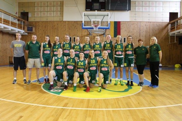 Lietuvos aštuoniolikmetės krepšininkės pradėjo pasirengimą Europos pirmenybėms