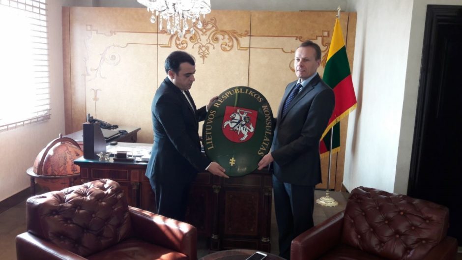 Irane atidaryta pirmoji Lietuvos diplomatinė institucija – garbės konsulatas