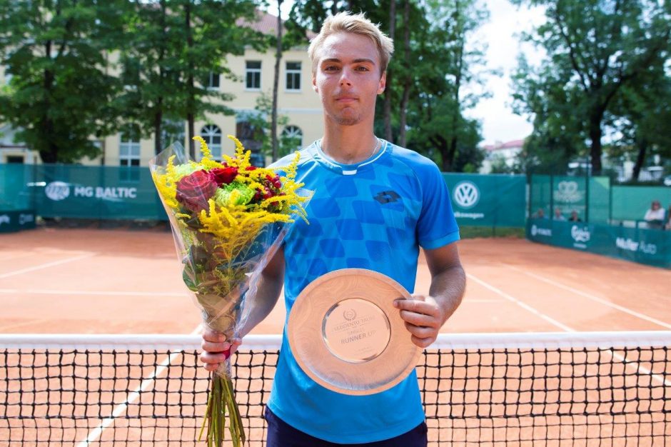Prezidento taurės teniso turnyras Vilniuje pasibaigė brito triumfu