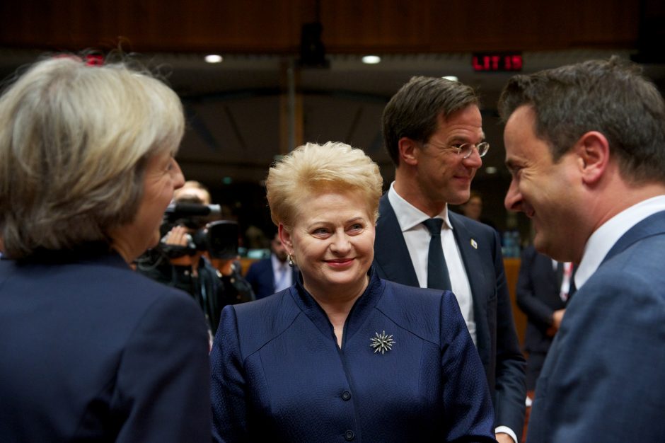 Prezidentė dalyvauja Europos Vadovų Tarybos posėdyje