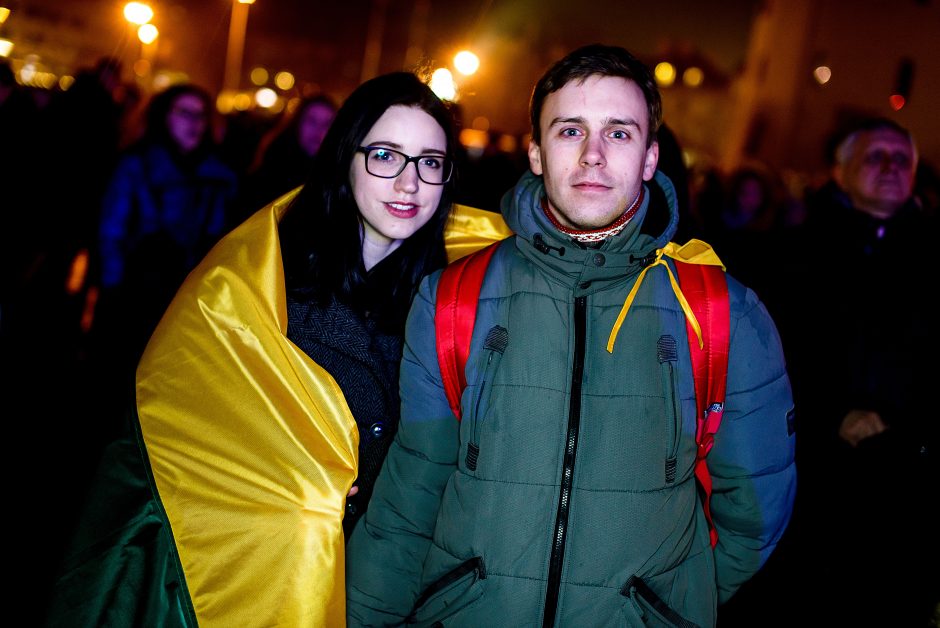 Laukiant Lietuvos valstybingumo atkūrimo 100 - mečio Vilniuje pradėta nauja tradicija