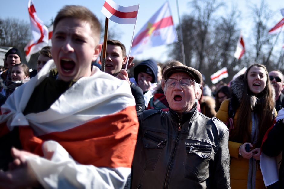 Prieš „Laisvės dienos“ maršą Baltarusijoje suimta dešimtys opozicionierių