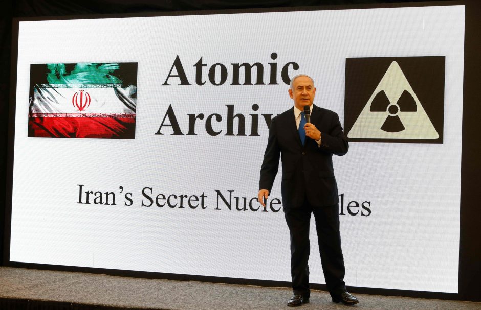 Izraelis skelbia gavęs Irano branduolinių ginklų programą įrodančių dokumentų