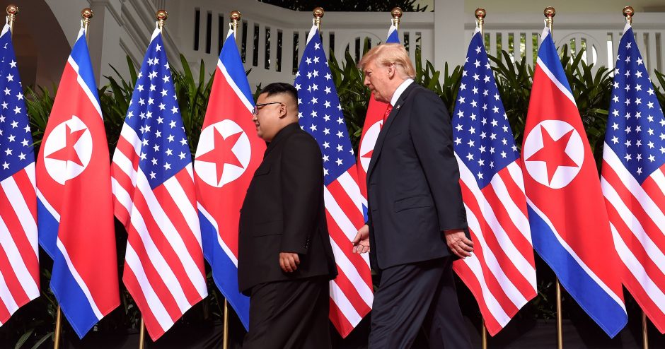D. Trumpo ir Kim Jong Uno susitikimas Singapūre