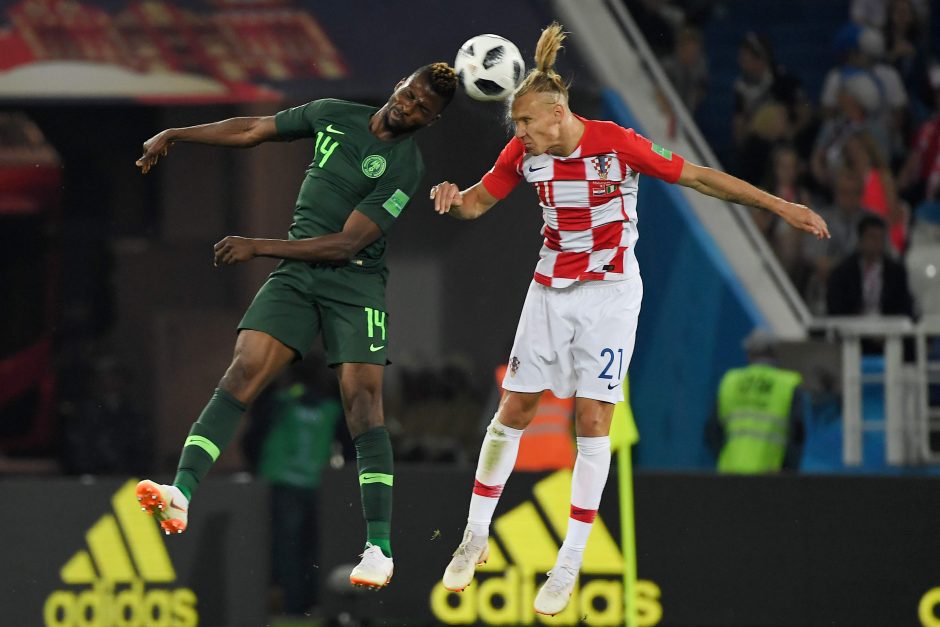 Kroatijos futbolininkai pasaulio čempionatą pradėjo nugalėdami Nigeriją