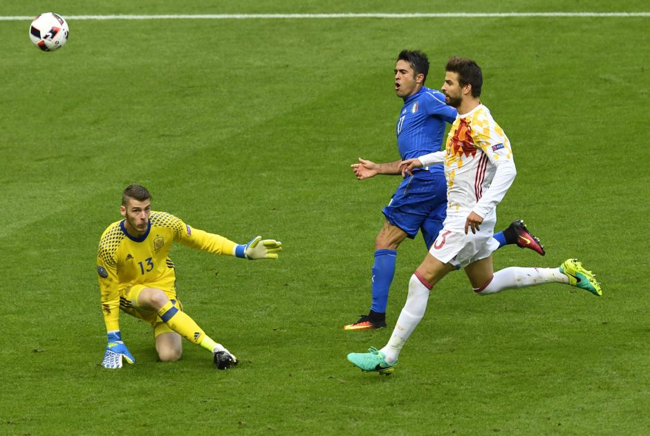 Europos futbolo čempionų fiasko: Ispanijos rinktinė nepateko į ketvirtfinalį