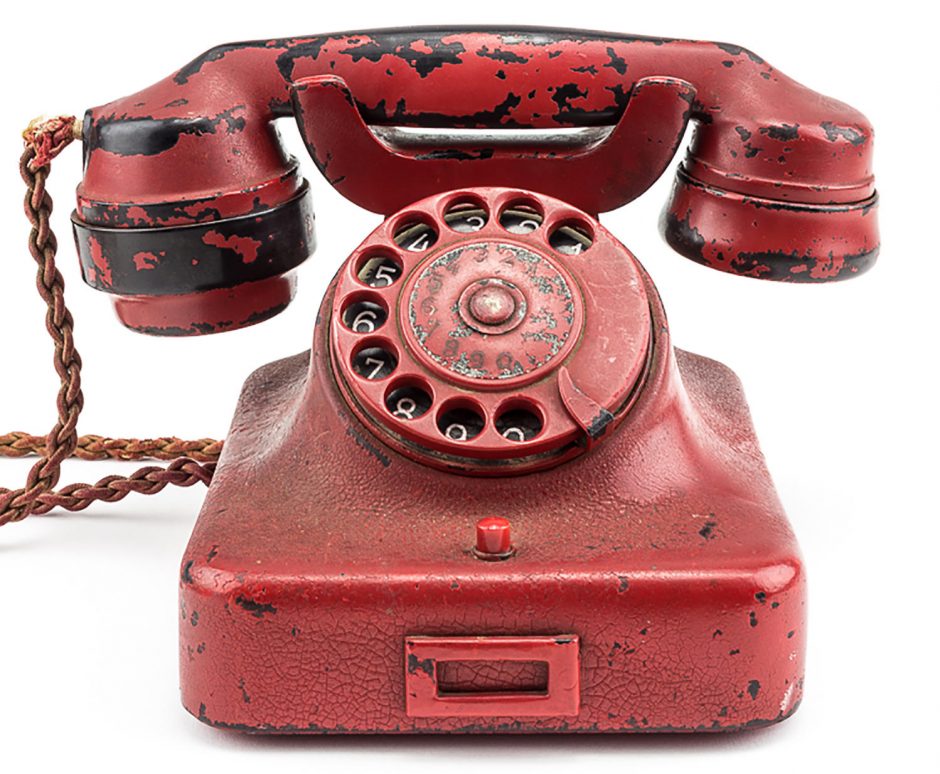 JAV aukcione parduodamas A. Hitlerio telefonas