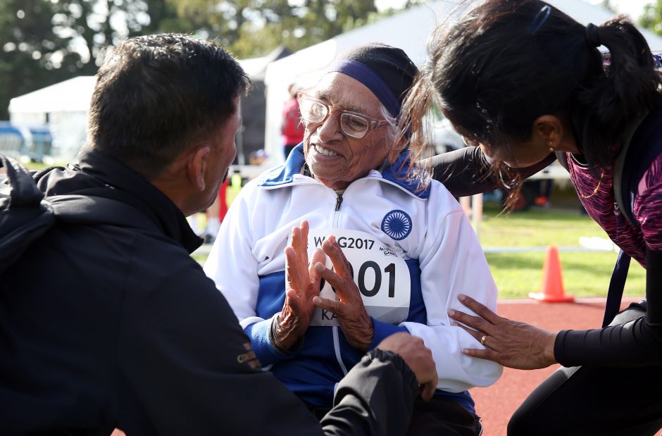 Amžius – ne kliūtis: 101-erių indė laimėjo sprinto rungtį