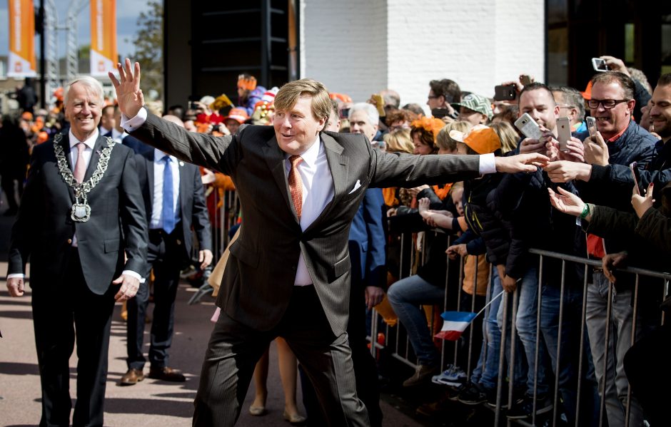 Karaliaus 50-metį švenčia visi Nyderlandai