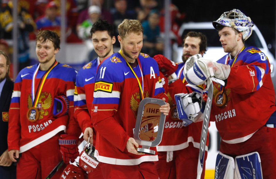 Pasaulio ledo ritulio čempionato bronza – rusams